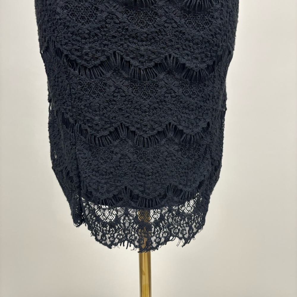 Free People Daydream Lace Slip Dress Mini Open Back Sleeveless Black S - Picture 6 of 12
